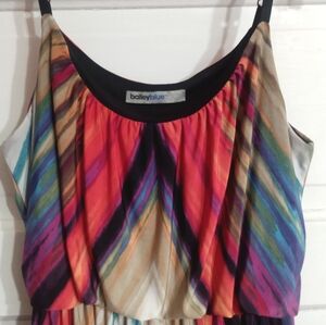 Bailey Blue Y2K Boho Festival Maxi  Dress